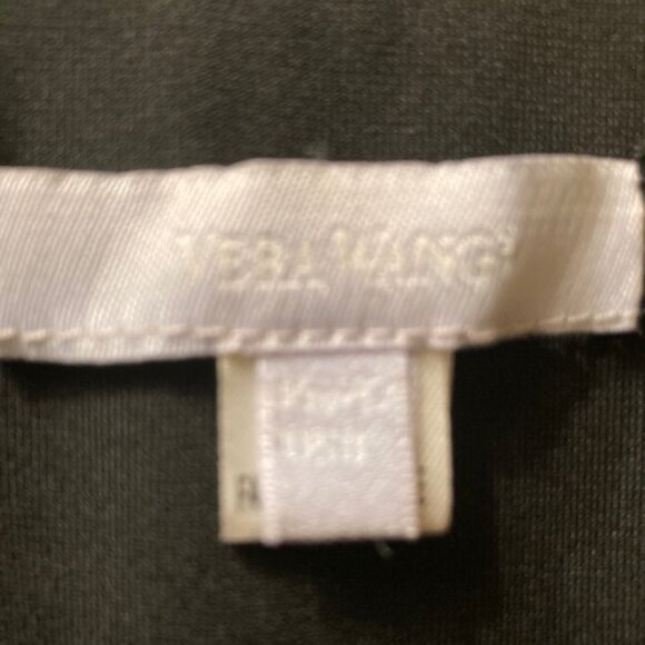 Vera Wang long black v-neck gown - Picture 3 of 4